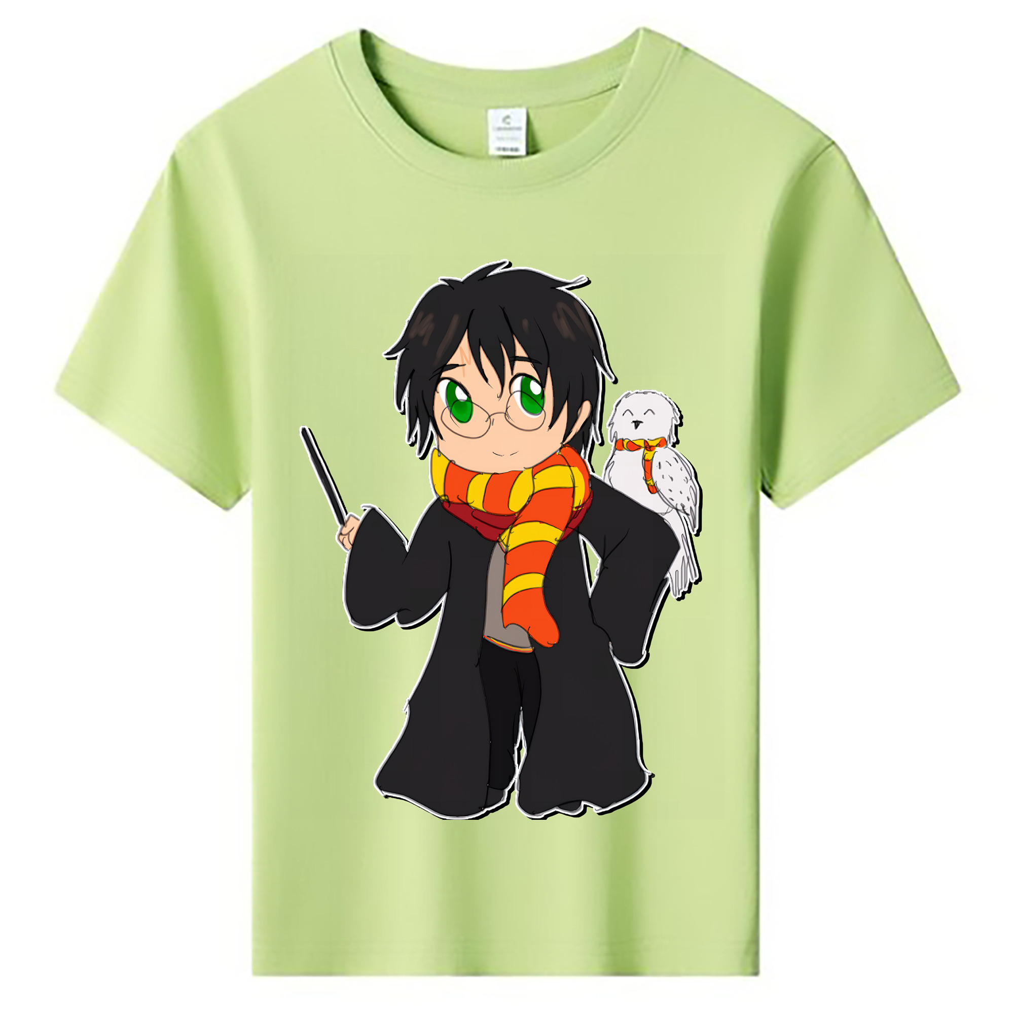 （画像用） Harry Potter ハリー・ポッターシリーズ 綿100％キッズTシャツ（フロントプリント）